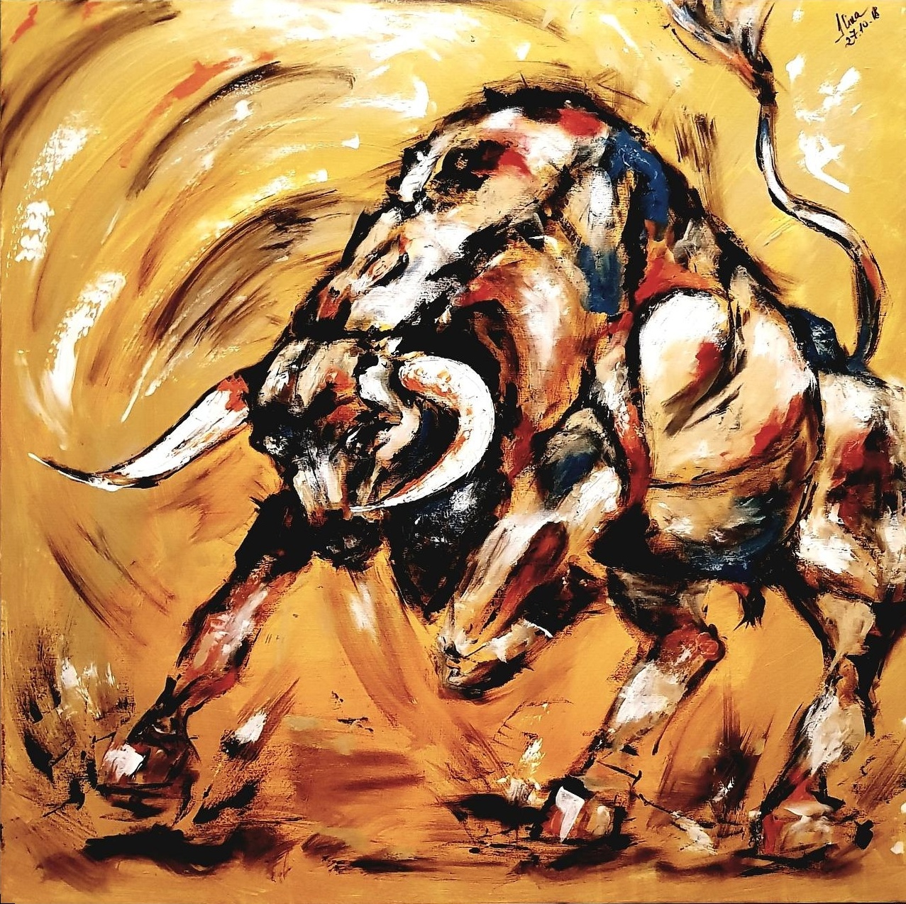 ArteDiAlina.com painting: Don't stop me now